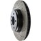 Centric Parts Sport Cross Drilled Brake Rotor, 128.34133L 128.34133L - alternate 5